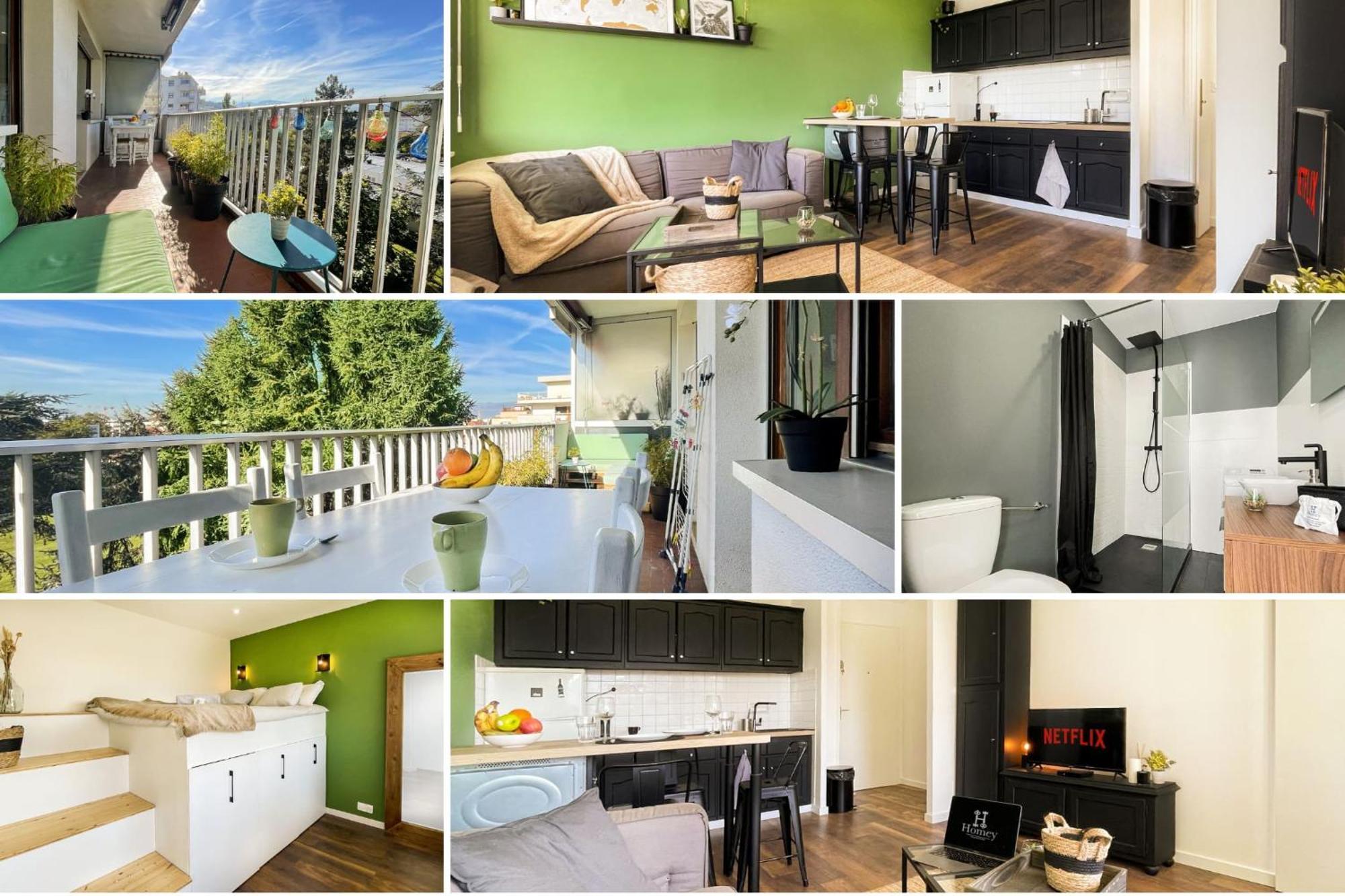 Homey The Nest - New / Balcon Prive / Free Parking Annemasse Exteriér fotografie